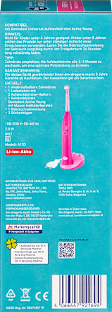 Elektrische Zahnbürste Kinder Active Young pink, 1 St