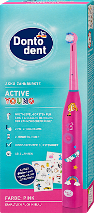 Elektrische Tandenborstel Kinderen Actief Jong roze, 1 st.