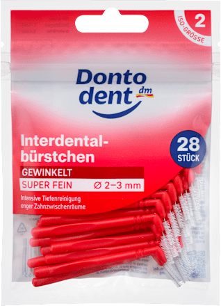 Interdentalbürsten gewinkelt ISO 2, 28 St