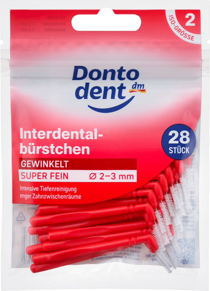 Dontodent Interdentalbürsten gewinkelt ISO 2, 28 St