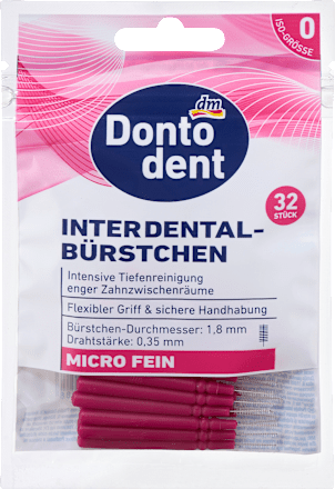 Dontodent Interdentale ragers ISO 0, 32 stuks