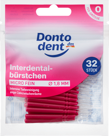 Interdentalbürsten pink 0,35mm ISO 0, 32 St