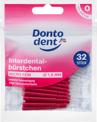 Interdentalbürsten pink 0,35mm ISO 0, 32 St