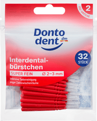 Interdentalbürsten rot 0,4 mm ISO 2, 32 St