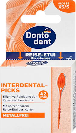 Interdentalpicks orange metallfrei XS/S, 42 St