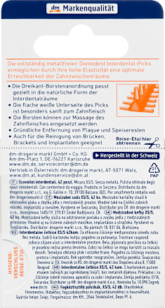 Interdentalpicks orange metallfrei XS/S, 42 St