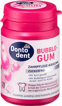 Kaugummi, Bubblegum mit Xylit, 25 St Dontodent