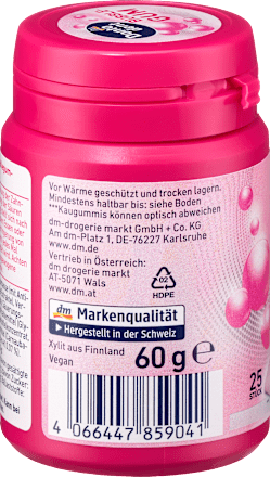 Kaugummi, Bubblegum mit Xylit, 25 St Dontodent
