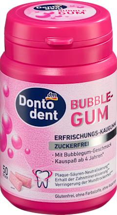 Kaugummi, Bubblegum, zuckerfrei, 50 St