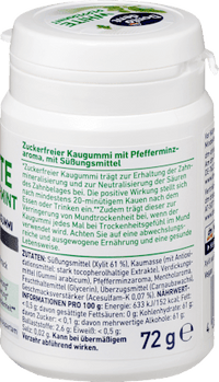 Kaugummi, Peppermint mit Xylit, 50 St Dontodent
