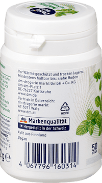 Kaugummi, Peppermint mit Xylit, 50 St Dontodent