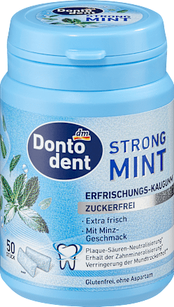 Kaugummi, Strong Mint, zuckerfrei, 50 St