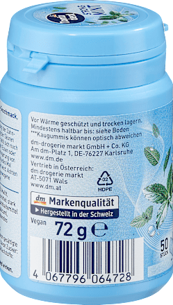 Kaugummi, Strong Mint, zuckerfrei, 50 St
