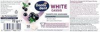 Kaugummi, White Cassis, zuckerfrei, 50 St