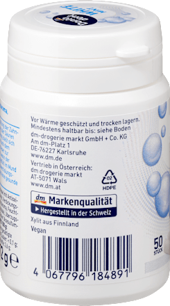 Kaugummi, White Mint mit Xylit, 50 St Dontodent