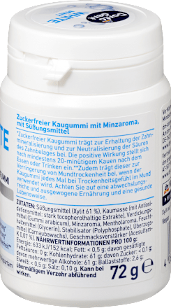 Kaugummi, White Mint mit Xylit, 50 St Dontodent
