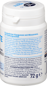Kaugummi, White Mint mit Xylit, 50 St Dontodent
