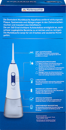 Munddusche Aquafloss, 1 St Dontodent