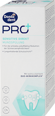 Mundspülung PRO+ Sensitive Direkt, 400 ml
