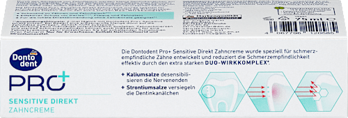 Zahnpasta PRO+ Sensitive Direkt, 75 ml
