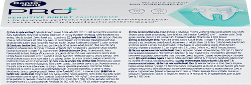 Zahnpasta PRO+ Sensitive Direkt, 75 ml