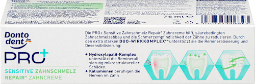 Zahnpasta PRO+ Sensitive Zahnschmelz Repair, 75 ml