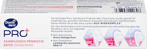 Tandpasta PRO+ Gum Probiotic Active, 75 ml