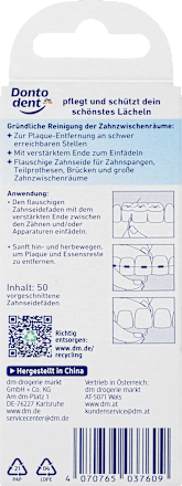 Zahnseidefäden Easy Soft Floss, 50 St