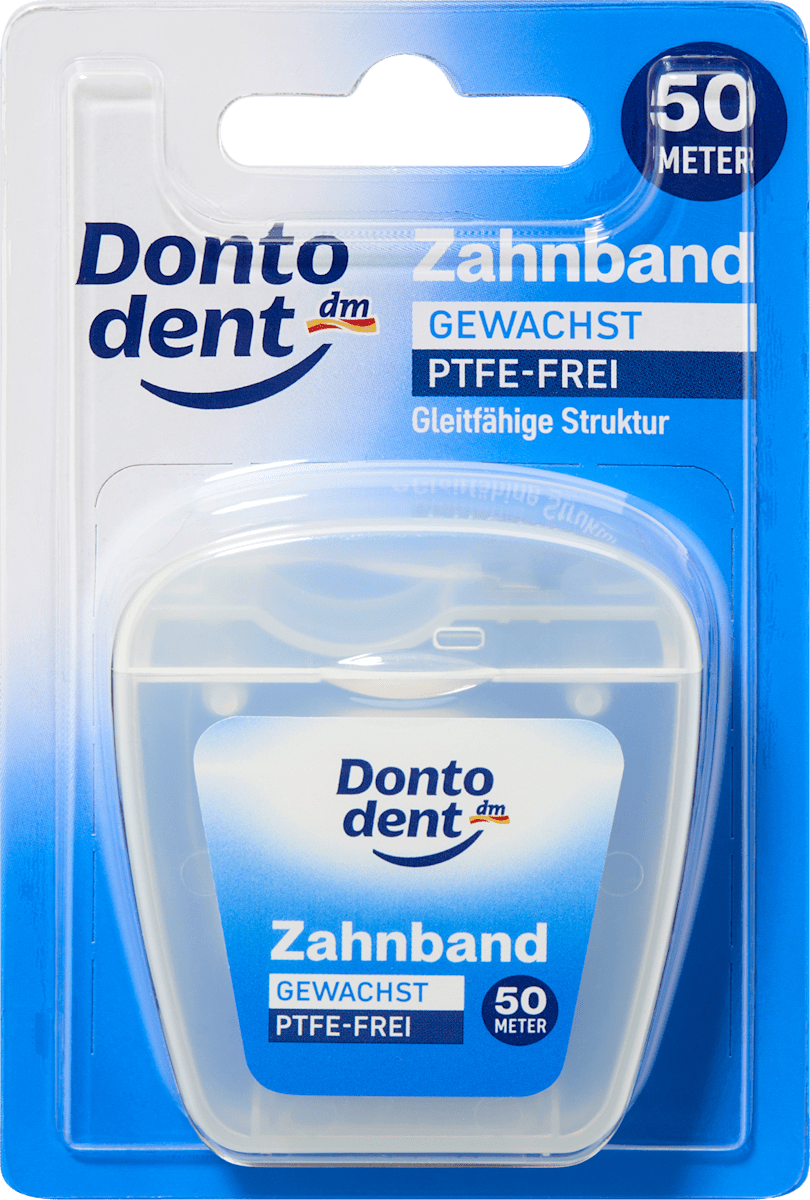 Dontodent Zahnband gewachst, 50 m