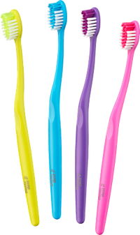 Klassieke medium tandenborstel, 4 stuks