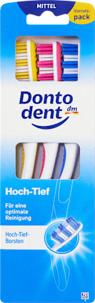 Zahnbürste Hoch Tief mittel, 3 St