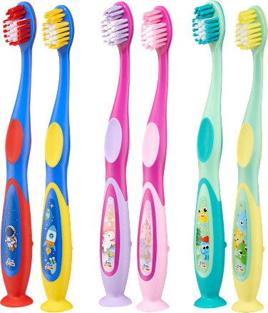 Zahnbürste Kinder weich 3-6 Jahre, 2 St Dontodent