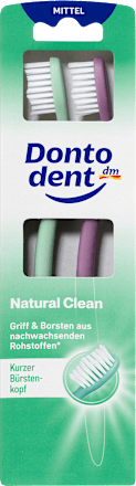 Zahnbürste Natural Clean mittel, 2 St
