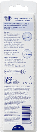 Zahnbürste Natural Clean mittel, 2 St