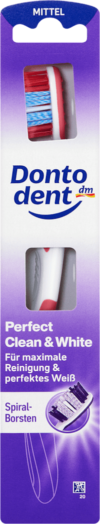 Dontodent Zahnbürste Perfect Clean & White, mittel, 1 St