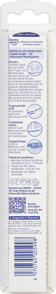 Dontodent Zahnbürste Perfect Clean & White, mittel, 1 St