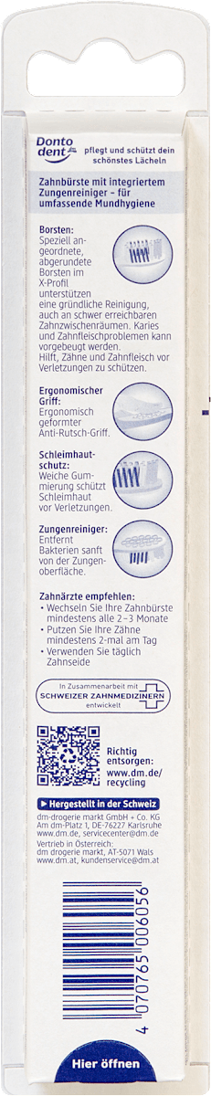 Dontodent Zahnbürste X-Clean mittel, 1 St