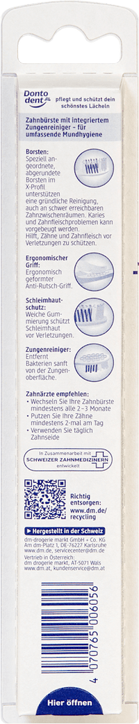 Dontodent Zahnbürste X-Clean mittel, 1 St