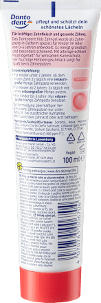Zahnpasta Gel Kinder 0 bis 6 Jahre, 100 ml