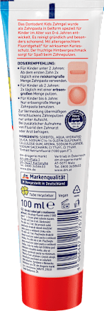 Tandpasta Kids Milde Tandgel, tot 6 jaar, 100 ml