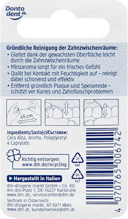 Zahnseide Minze, Reisegröße, 1 St