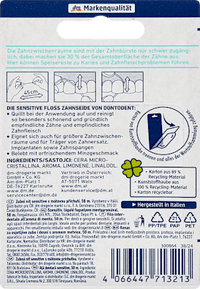 Zahnseide sensitive Floss, 50 m Dontodent