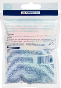 Zahnseidesticks Junior ab 6 Jahren, 32 St Dontodent