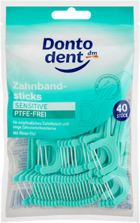Zahnseidesticks Sensitive, 40 St