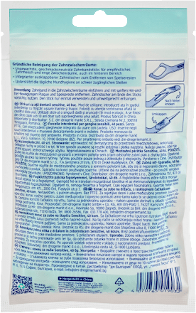 Zahnseidesticks Sensitive, 40 St