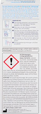 Zahnspangenreiniger Tabs, 60 St