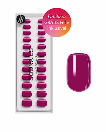 Künstliche Nägel, Soft Gel Press Ons Acai Berry, 30 St Doonails