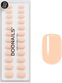 Künstliche Nägel, Soft Gel Press Ons Apricot Short Square, 30 St