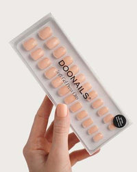 Künstliche Nägel, Soft Gel Press Ons Apricot Short Square, 30 St