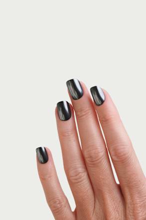 Künstliche Nägel, Soft Gel Press Ons Black Pearl Extra Short Square, 30 St
